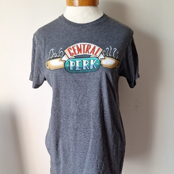 FRIENDS Central Perk Dark Gray Tee - Picture 1 of 5